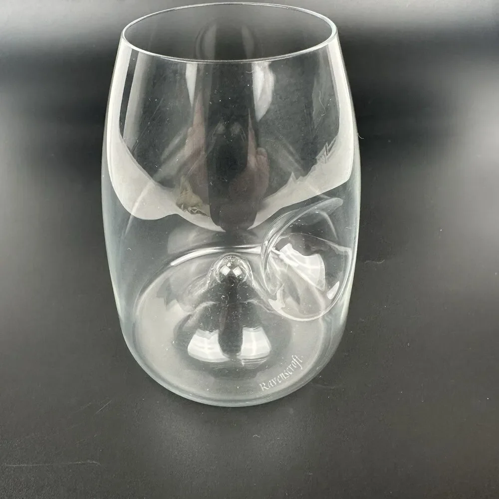 Ravenscroft Crystal Vintner's Stemless Wine Tasting Glasses - Set Of 3